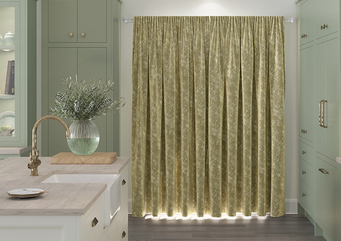 Caen Chenille, Golden Brown - Made to Measure Curtains - Image 7